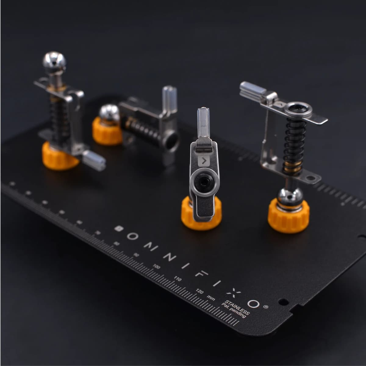 A plate that holds clamps to help you while soldering 