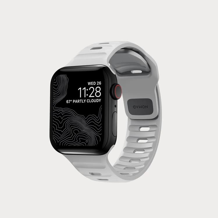 Lunar Gray Apple watch Sports Strap